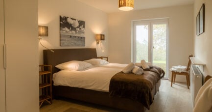 Chambre confortable du gîte